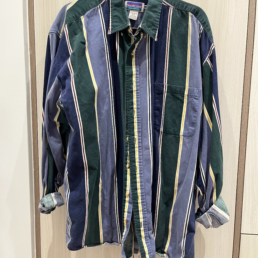 vintage flannel button up